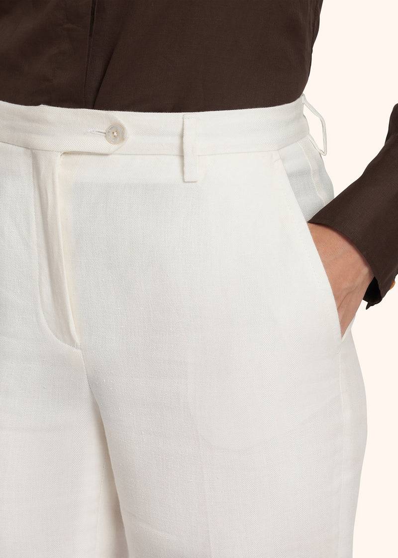 Kiton PANTALONI LINO D48125K0939B02 Prezzo Ridotto