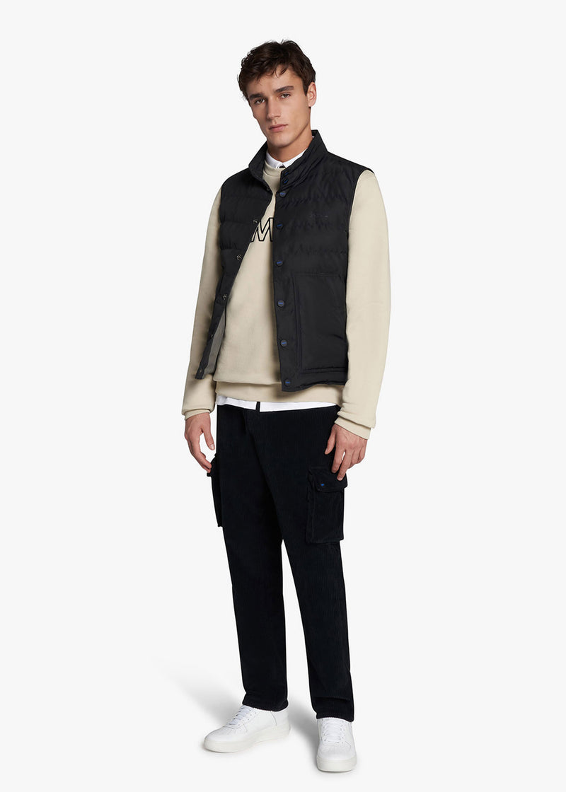 Kiton GIUBBOTTO SMANICATO POLIESTERE UGKN044YC400205 Soddisfazione Garantita