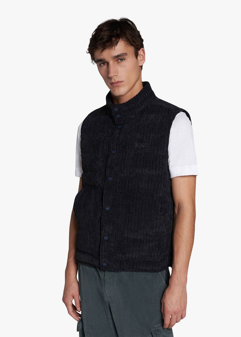 Kiton GIUBBOTTO SMANICATO POLIESTERE UGKN044YC400005 Negozi Online