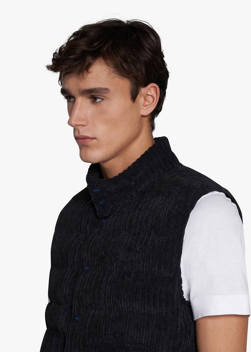 Kiton GIUBBOTTO SMANICATO POLIESTERE UGKN044YC400005 Negozi Online