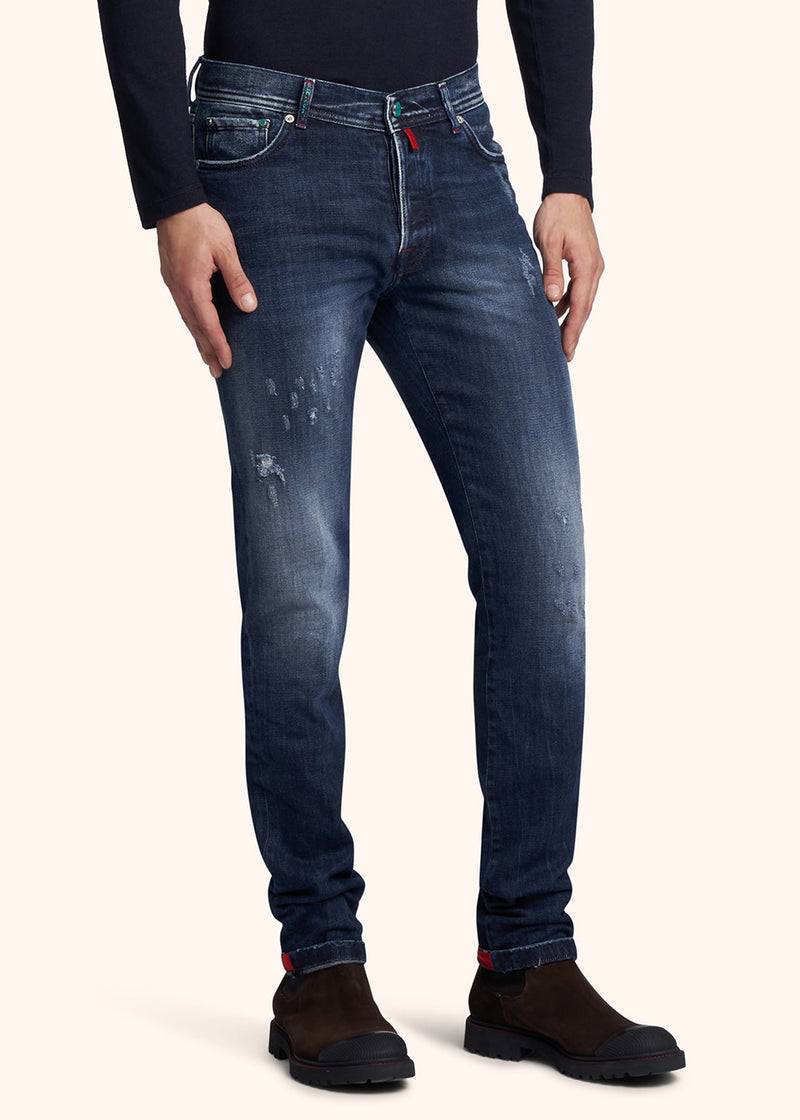 Kiton PANTALONI Cotone UPNJSMJ0325B02 In Saldo