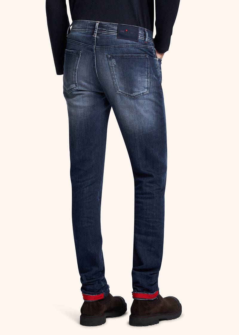Kiton PANTALONI Cotone UPNJSMJ0325B02 In Saldo