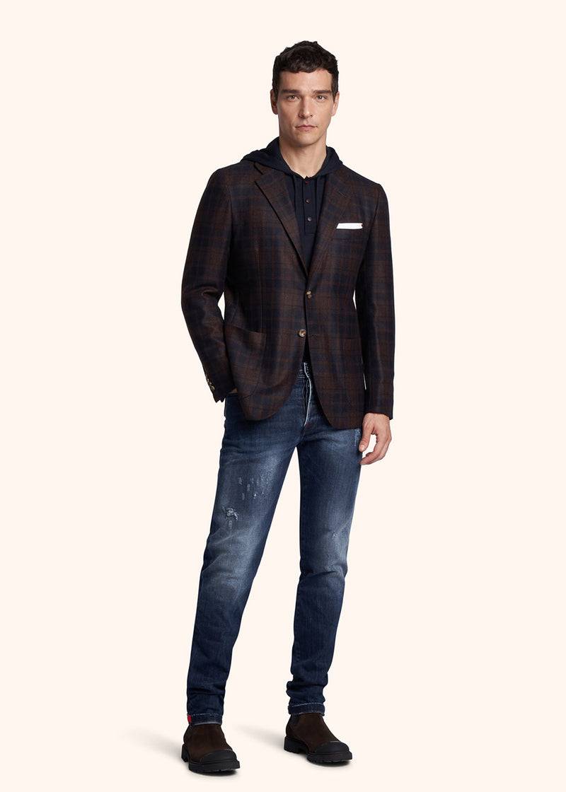 Kiton PANTALONI Cotone UPNJSMJ0325B02 In Saldo