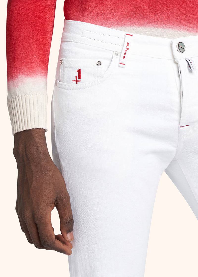 Kiton PANTALONI Cotone UPNJSMJ0317B01 Nuova
