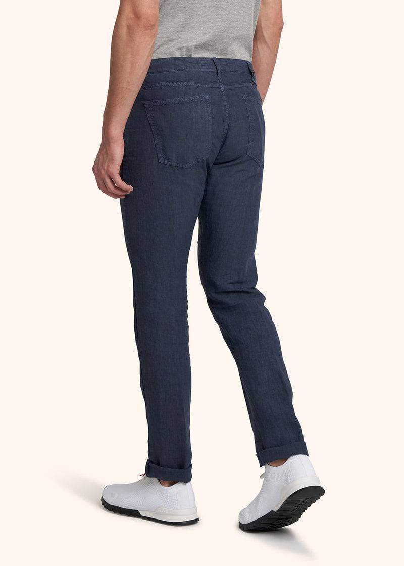 Kiton PANTALONI ULTRA SLIM Lino UPNJSM2J0760A07 Moda