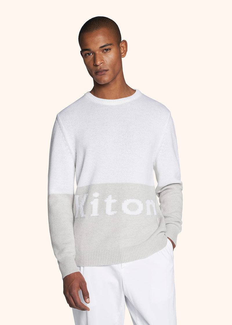 Kiton MAGLIA GIROCOLLO Cashmere UK1309W21V131 In Linea