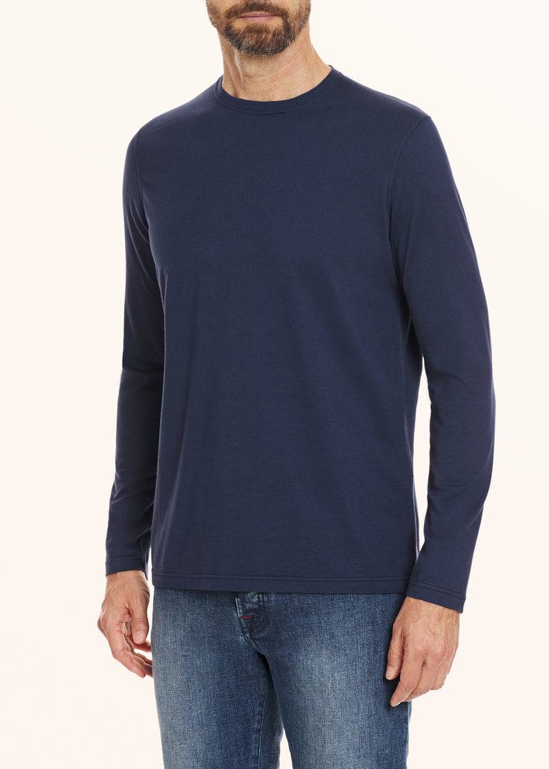 Kiton T-SHIRT M/L COTONE UMK002108 Qualità