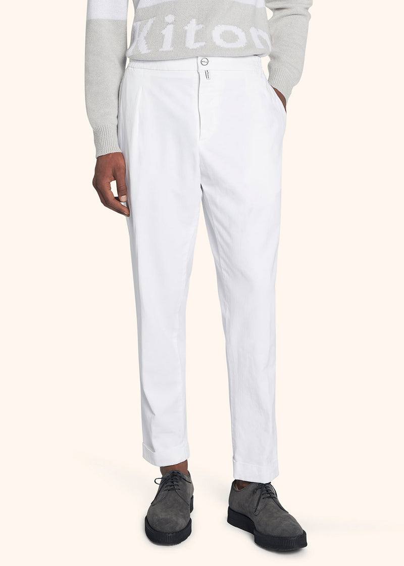Kiton PANTALONI Lyocell UFP1LACJ0344A02 Negozi Online