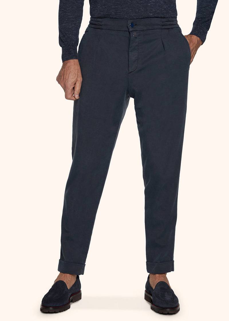 Kiton PANTALONI Lyocell UFP1LACJ0314A12 Consegna Veloce