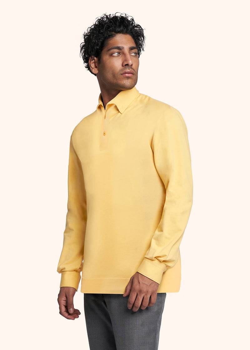 Kiton POLO ML COTONE UK33LE23K158 Affare Del Giorno