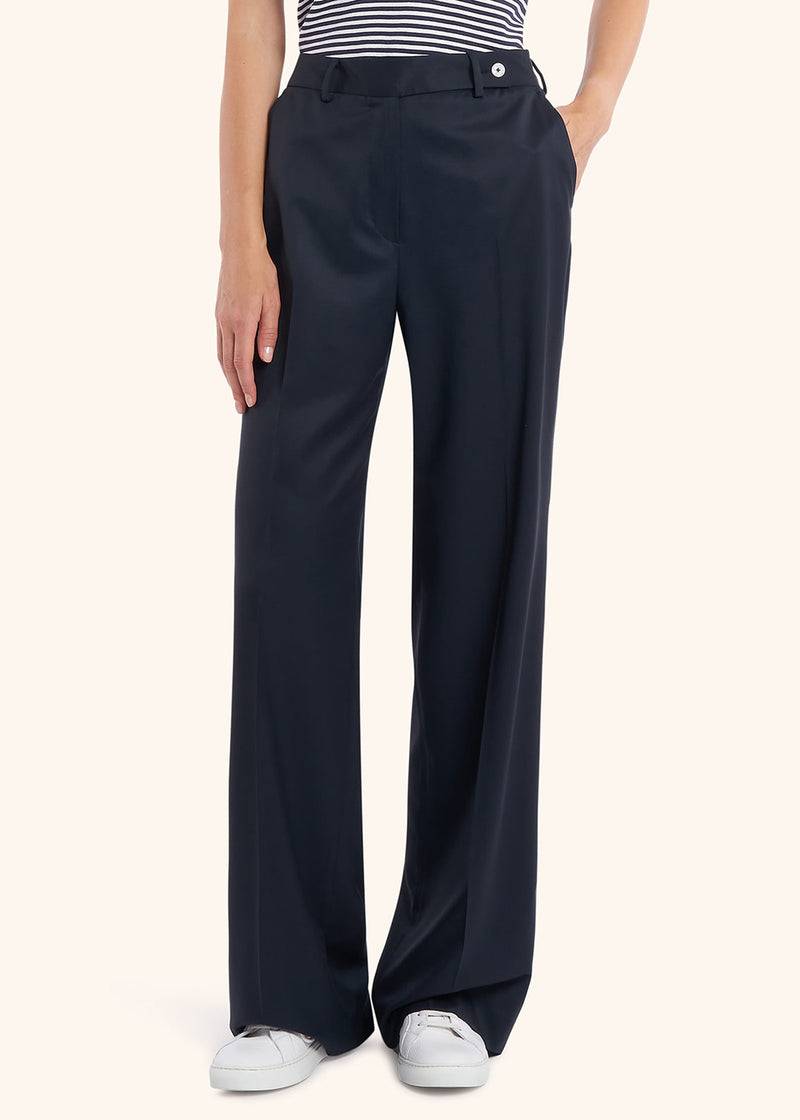 Kiton PANTALONI LANA VERGINE D48109K0102402 Moda