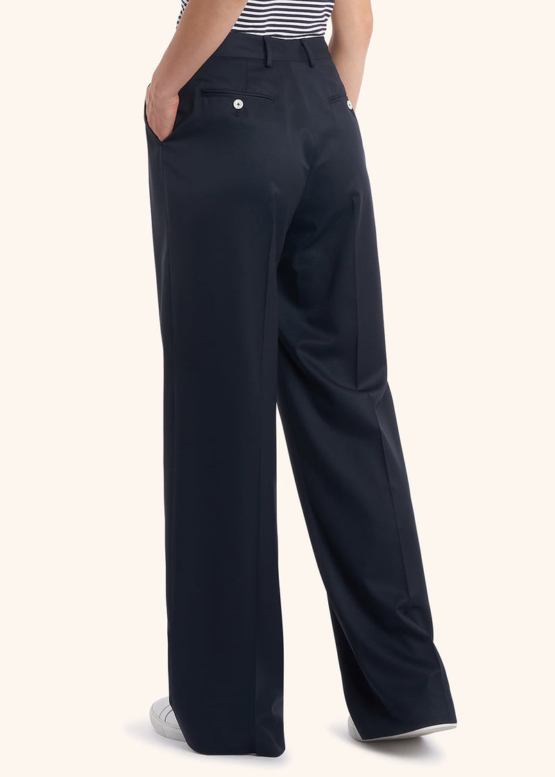 Kiton PANTALONI LANA VERGINE D48109K0102402 Moda