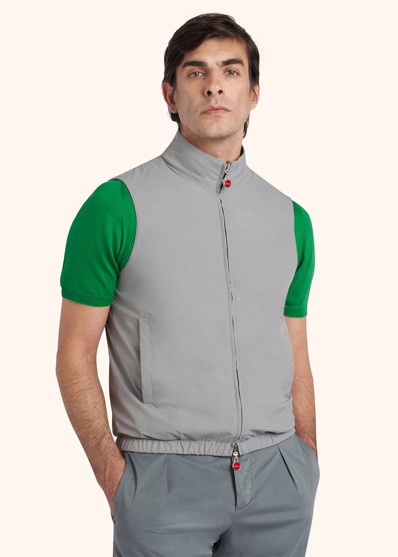 Kiton GIUBBOTTO SMANICATO POLIESTERE UW1730V0834C03 Pezzi Unici