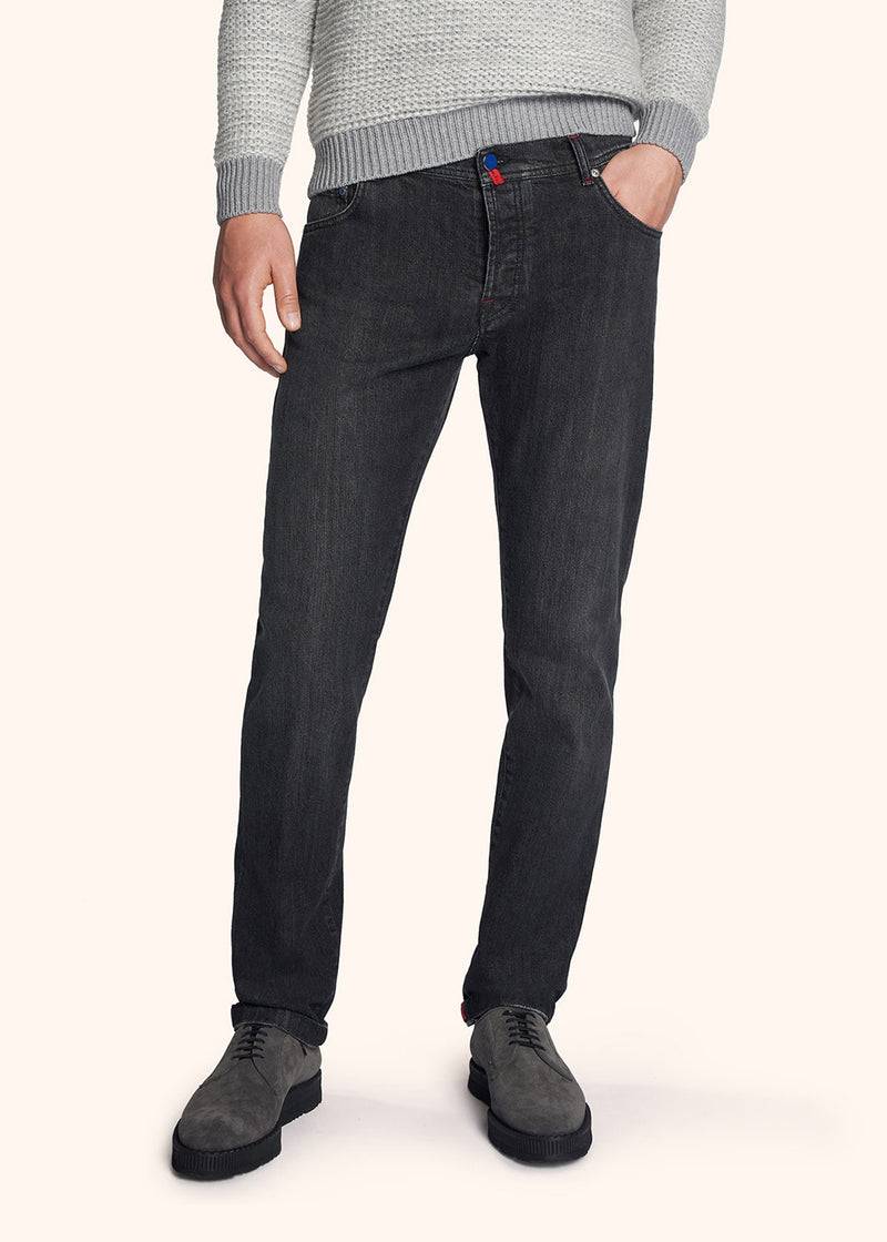 Kiton PANTALONI Cotone UPNJSMJ0329A03 Black Friday Prezzi