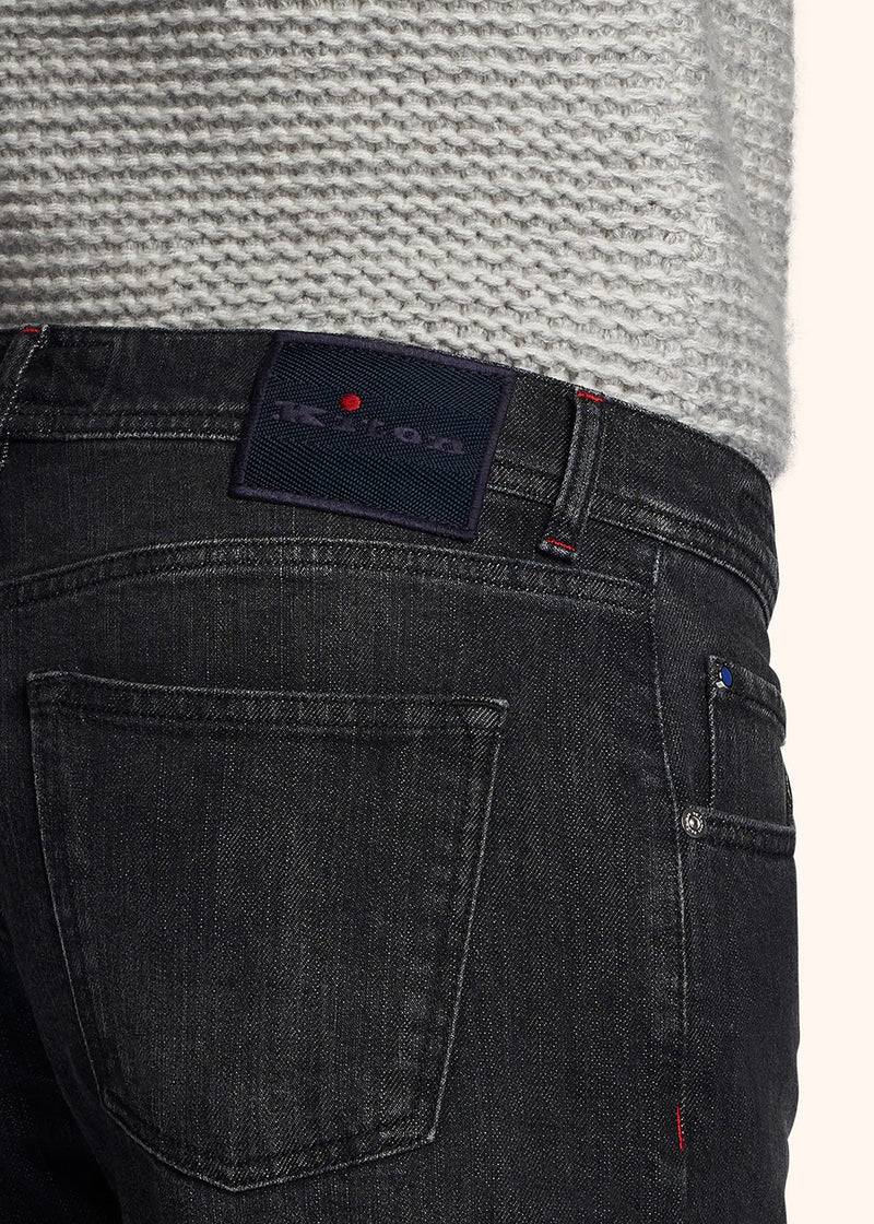 Kiton PANTALONI Cotone UPNJSMJ0329A03 Black Friday Prezzi