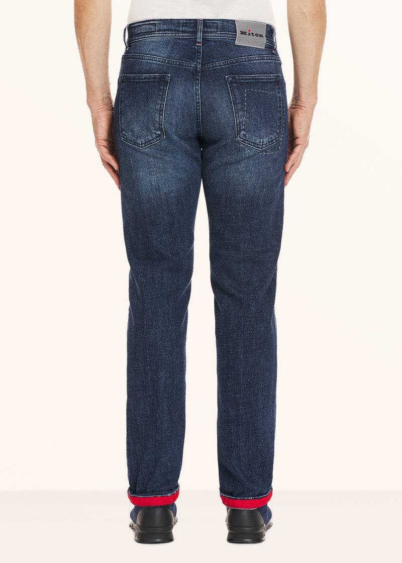 Kiton PANTALONI Cotone UPNJSMJ02T7203 50% di sconto per tempo limitato
