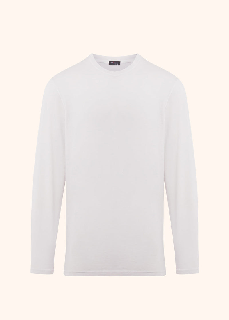 Kiton T-SHIRT ML Cotone UMK010405 In Linea
