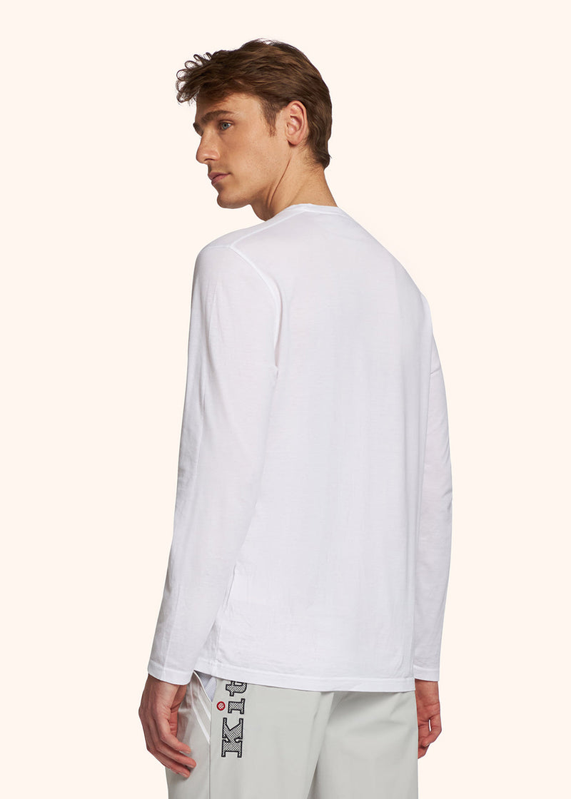 Kiton T-SHIRT ML Cotone UMK010405 In Linea