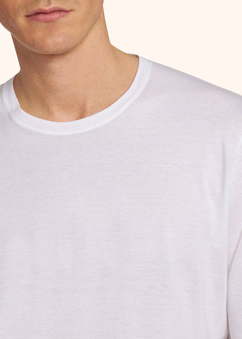 Kiton T-SHIRT ML Cotone UMK010405 In Linea