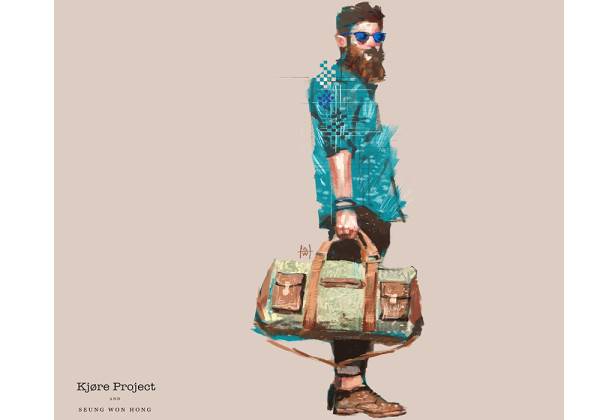 Kjøre Project Leather / Canvas Travel Bag Ritorno libero