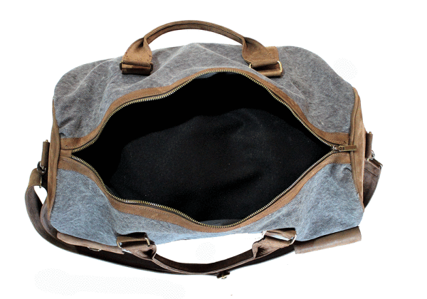Kjøre Project Leather / Canvas Travel Bag Convenienza
