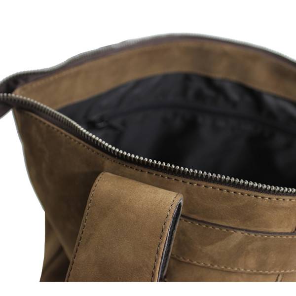 Kjøre Project Leather Nubuck Brown Vendita Economica