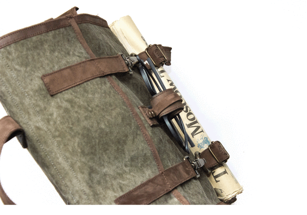 Kjøre Project Leather/Canvas Green Saldi Di Fabbrica