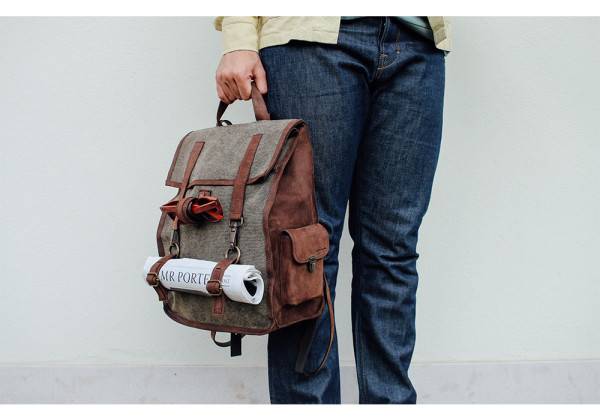 Kjøre Project Leather/Canvas Green Saldi Di Fabbrica