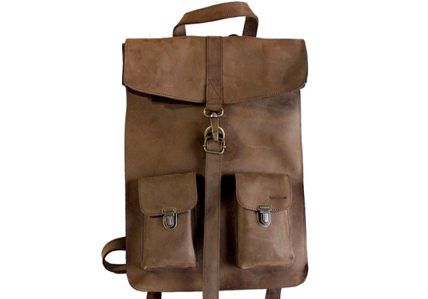 Kjøre Project Leather Nubuck Brown Moda
