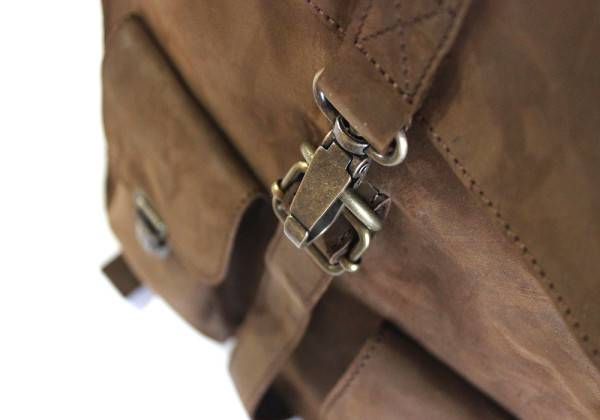 Kjøre Project Leather Nubuck Brown Moda