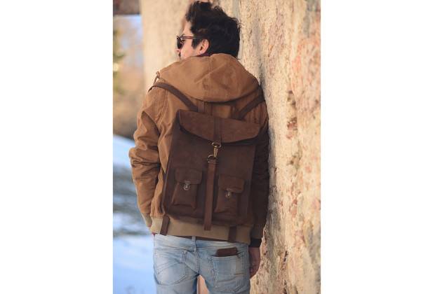 Kjøre Project Leather Nubuck Brown Moda