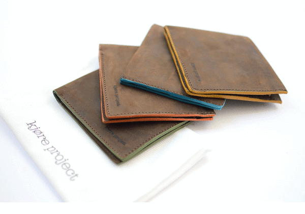 Kjøre Project Slim Fold Wallet Colored Edges Economico