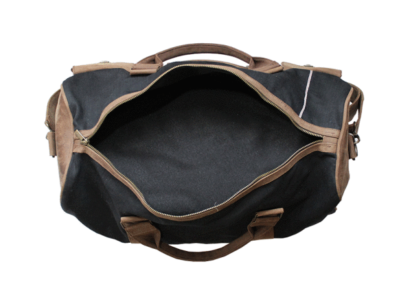 Kjøre Project Leather / Denim Boucanier Travel Bag Spedizione Gratuita