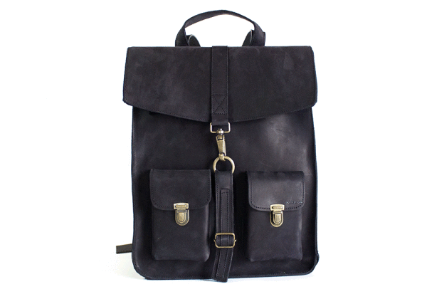 Kjøre Project Leather Nubuck Black Outlet