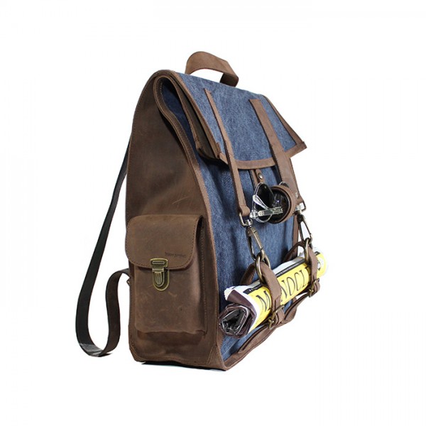 Kjøre Project Leather/Canvas Blue Vendita Calda