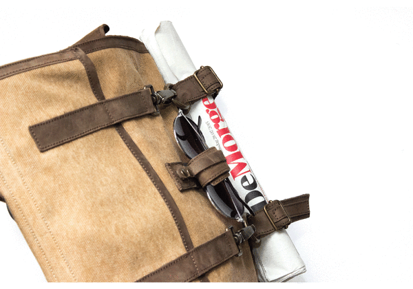 Kjøre Project Leather/Canvas Hazelnut Presa