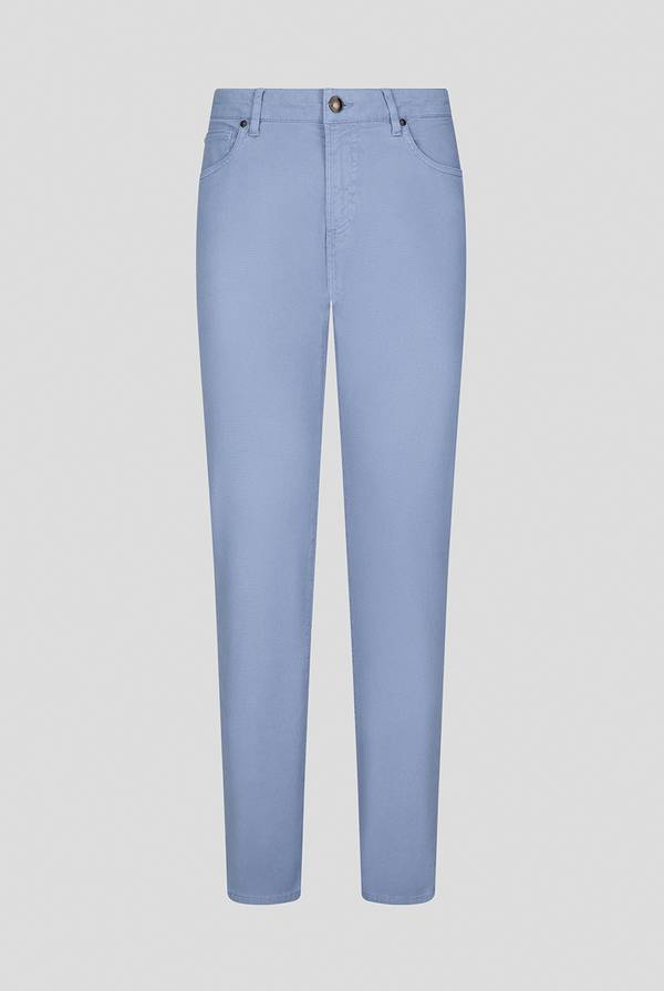 Lab. Pal Zileri Pantalone 5 tasche in cotone stretch tinto in capo