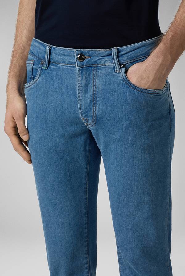 Lab. Pal Zileri Denim 5 tasche effetto delavè Promozione