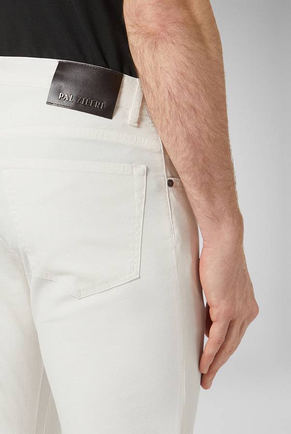Lab. Pal Zileri Pantalone 5 tasche in cotone stretch tinto in capo Soddisfazione Garantita