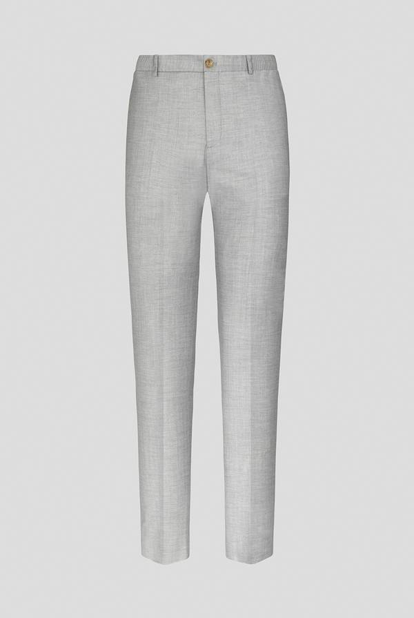 Lab. Pal Zileri Pantalone classico in lana e bamboo