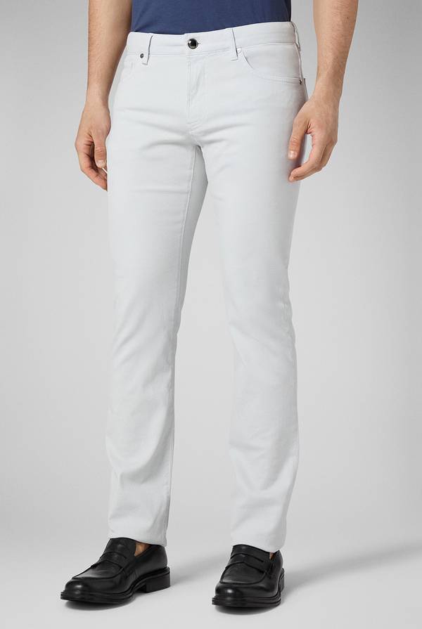 Lab. Pal Zileri Pantalone 5 tasche in cotone stretch tinto in capo Fino Al -60%
