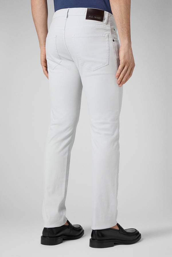 Lab. Pal Zileri Pantalone 5 tasche in cotone stretch tinto in capo Fino Al -60%