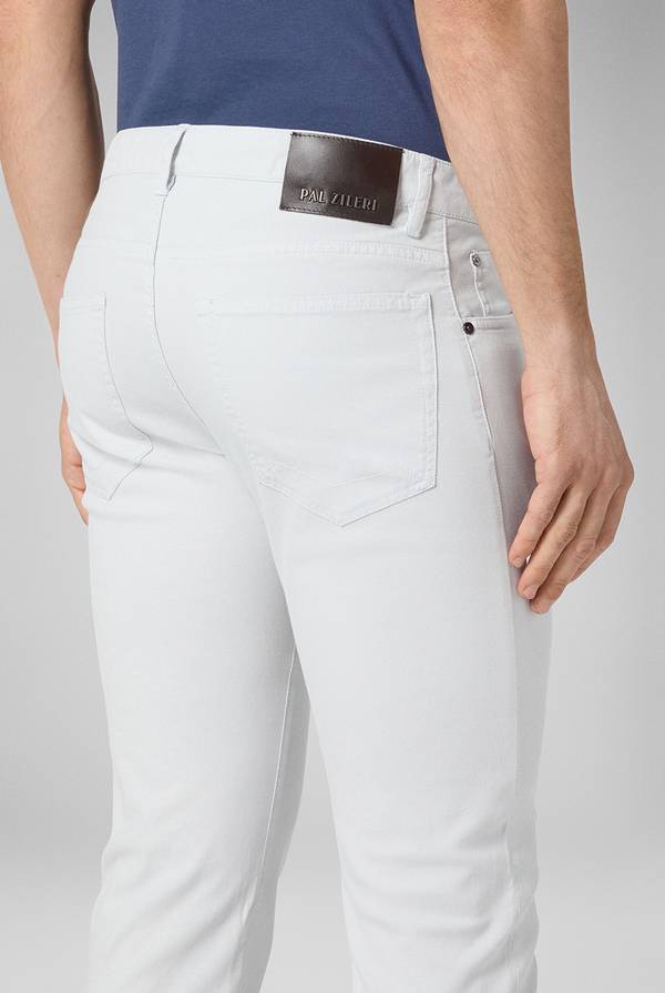 Lab. Pal Zileri Pantalone 5 tasche in cotone stretch tinto in capo Fino Al -60%