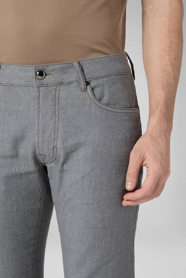 Lab. Pal Zileri Denim 5 tasche effetto lino Affare Del Giorno