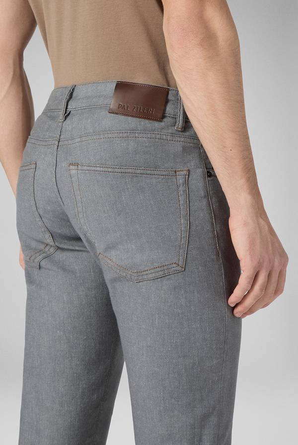 Lab. Pal Zileri Denim 5 tasche effetto lino Affare Del Giorno