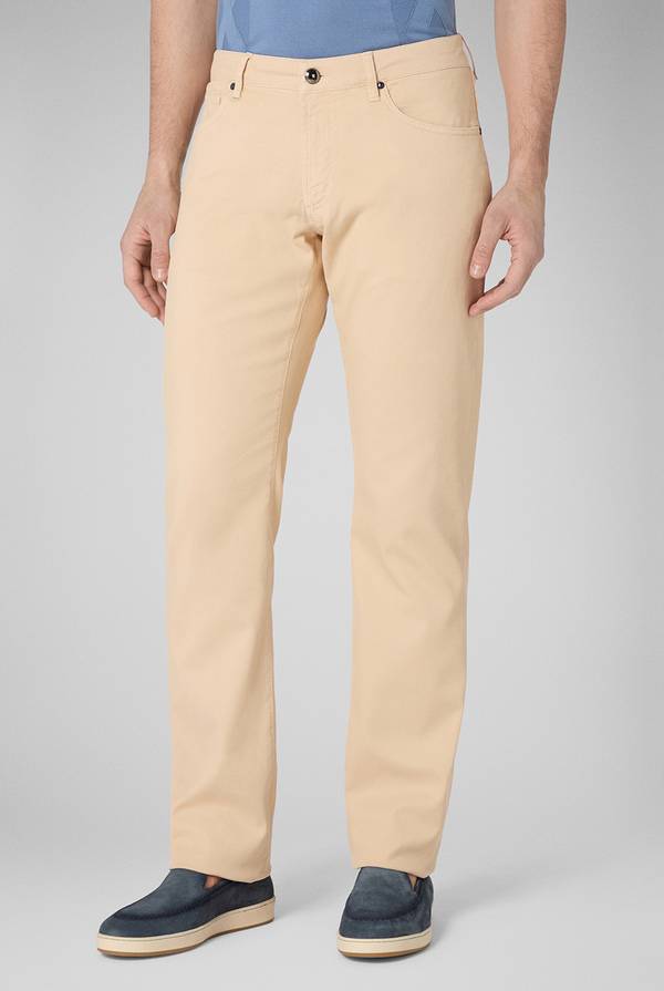 Lab. Pal Zileri Pantalone 5 tasche in cotone stretch tinto in capo Sottocosto