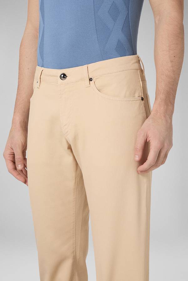 Lab. Pal Zileri Pantalone 5 tasche in cotone stretch tinto in capo Sottocosto