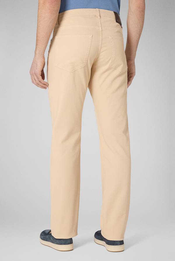 Lab. Pal Zileri Pantalone 5 tasche in cotone stretch tinto in capo Sottocosto