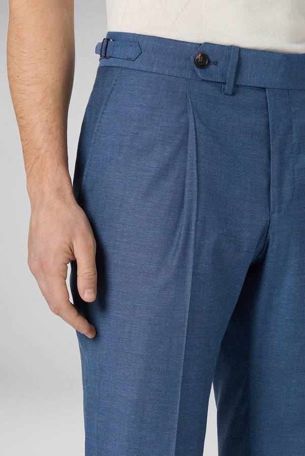Lab. Pal Zileri Pantalone in lana e bamboo Offerta