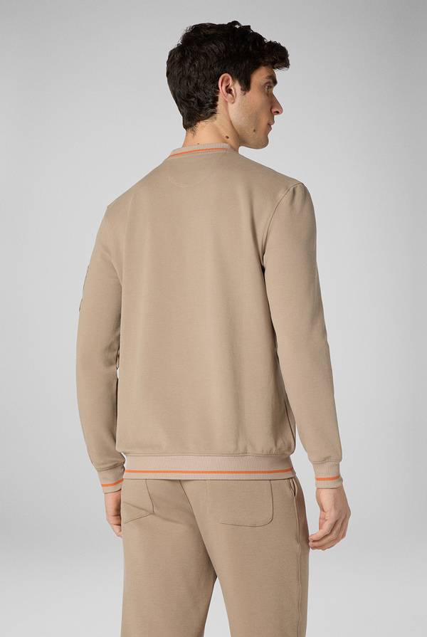 Lab. Pal Zileri Felpa in cotone stretch con logo Economico